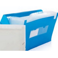 Translucent Blue Letter Size Expanding File